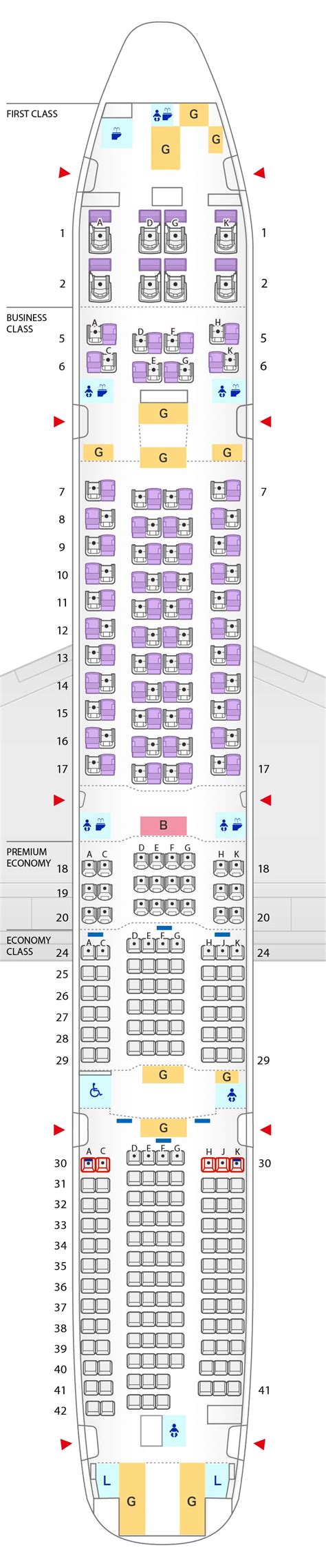 777 300 seating plan